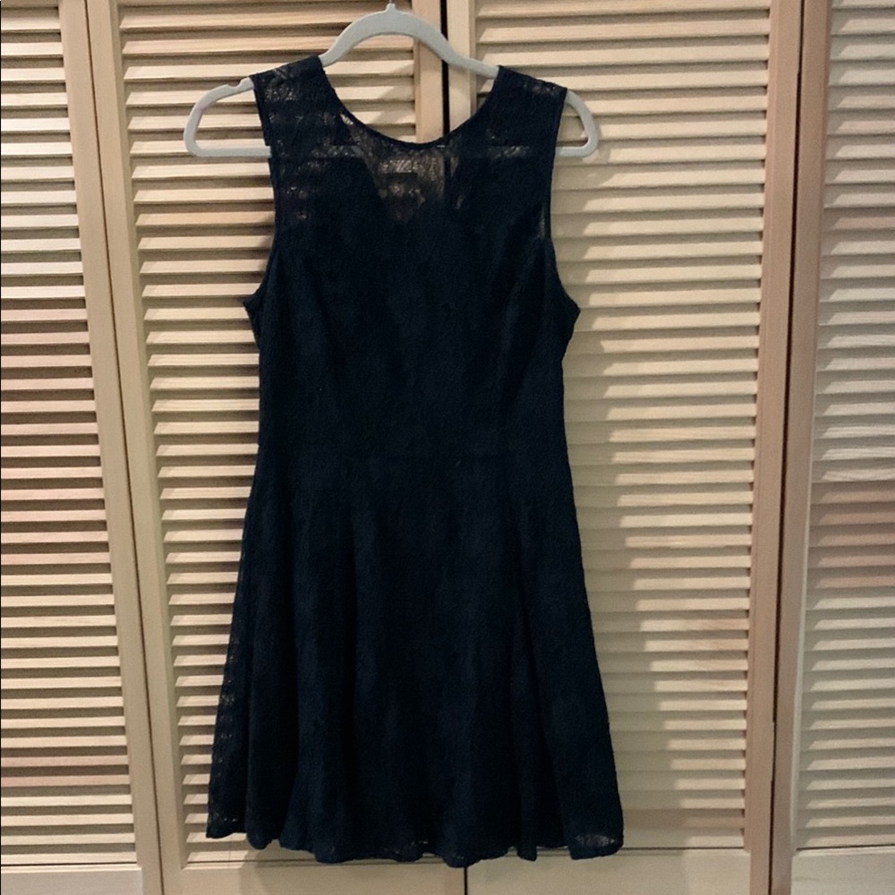 Banana Republic Elegant Black Lace Dress